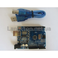 Arduino Uno R3 ATMega328-AU   CH340G бонус USB кабель