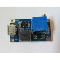 DC-DC повышающий 2-24в в 5-28 2А мини (Micro USB) КПД 93%