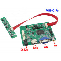 Универсальный контроллер скалер монитора RTD2662 AV HDMI VGA (4409)