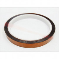 Скотч температуростойкий каптоновый прозрачно-желтый  10мм*33м